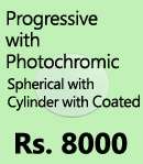 Progressive Photochromic Cylinder
